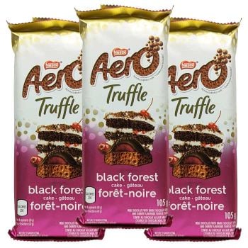 Aero Truffle Black Forest Cake with cherry flavored filling