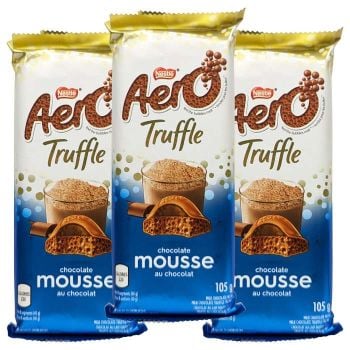 Aero Truffle Chocolate Mouse with chocolate truffle filling.