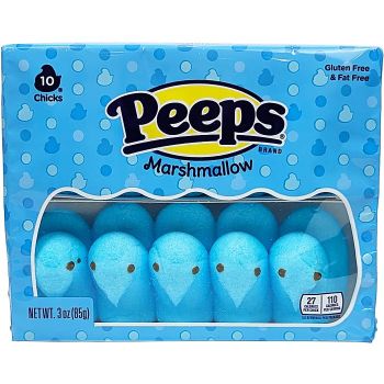 Blue Peeps Marshmallow Chicks