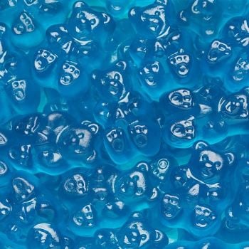 Albanese Gummi Bears Blue Raspberry - 5 Pound Bag