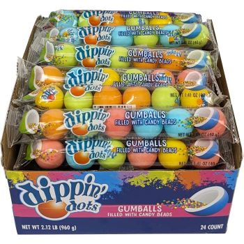 Dippin' Dots Gumballs filled with candy beads