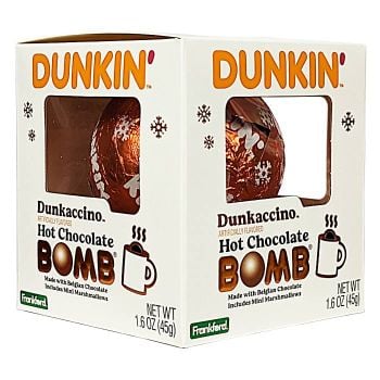 Dunkin Hot Chocolate Bomb: Dunkaccino