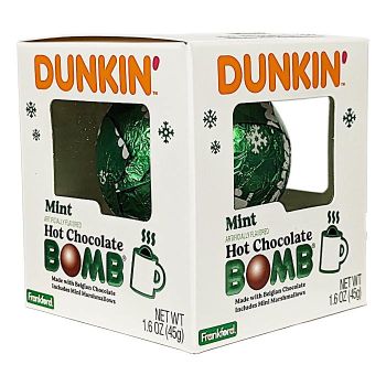 Dunkin' Hot Chocolate Bomb: Mint