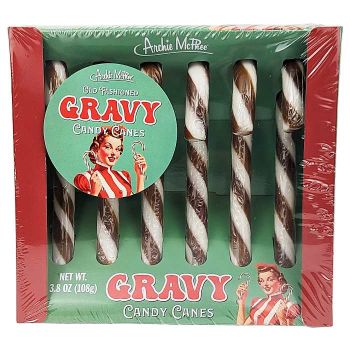 Archie McPhee Old Fashioned Gravy Candy Canes