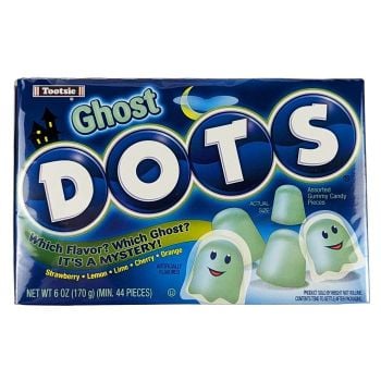 Theater box of candy Ghost DOTS for Halloween.