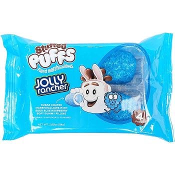 Jolly Ranchers Stuffed Marshmallow Puffs: Sour Blue Raspberry