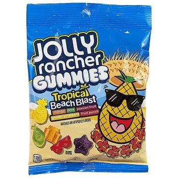 Jolly Ranchers Gummies: Tropical Beach Blast flavors