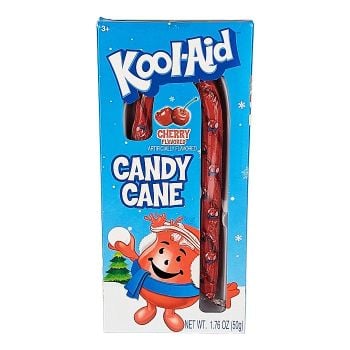 Cherry flavored Kool-Aid Candy Cane