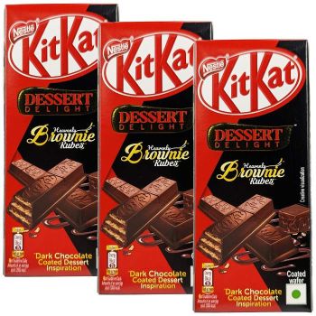 Heavenly Brownie Kubes Kit Kat candy bar from Nestle India.