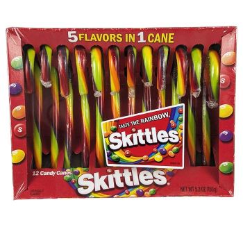 Skittles Candy Canes