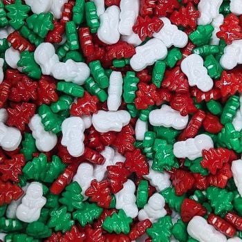 Snowmen and Christmas Tree Sweettart Mix