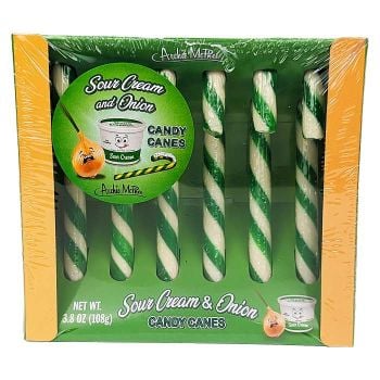 Archie McPhee Sour Cream & Onion Candy Canes