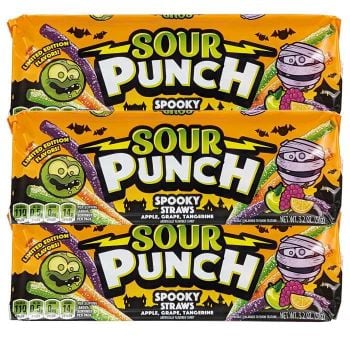 Halloween Spooky Sour Punch Straws