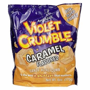 Violet Crumble Caramel Flavored Candy Honeycomb