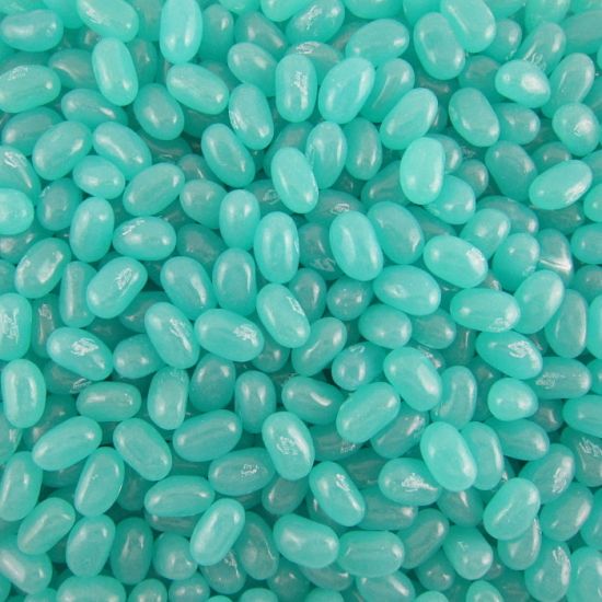 2lbs Light Blue Jelly Beans Candy - Blue Raspberry (approximately 800 Pcs)