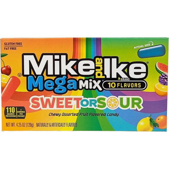 Mike and Ike Sweet or Sour (Mega Mix 10 Flavors)